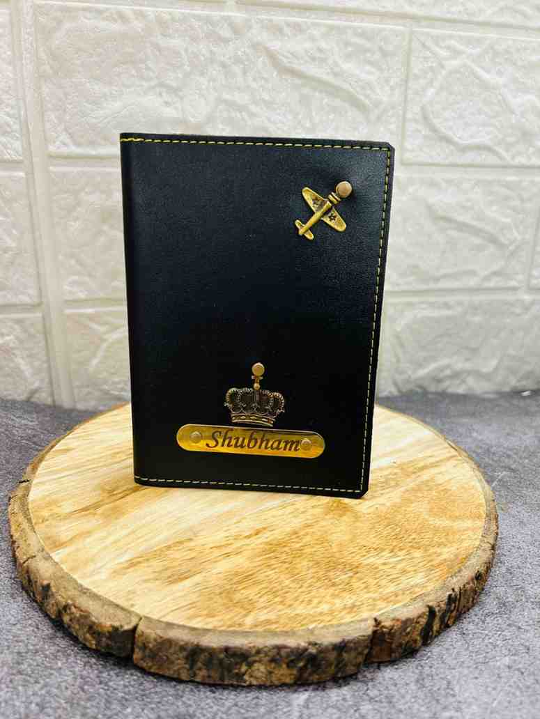 Personalized Faux Leather Passport Cover