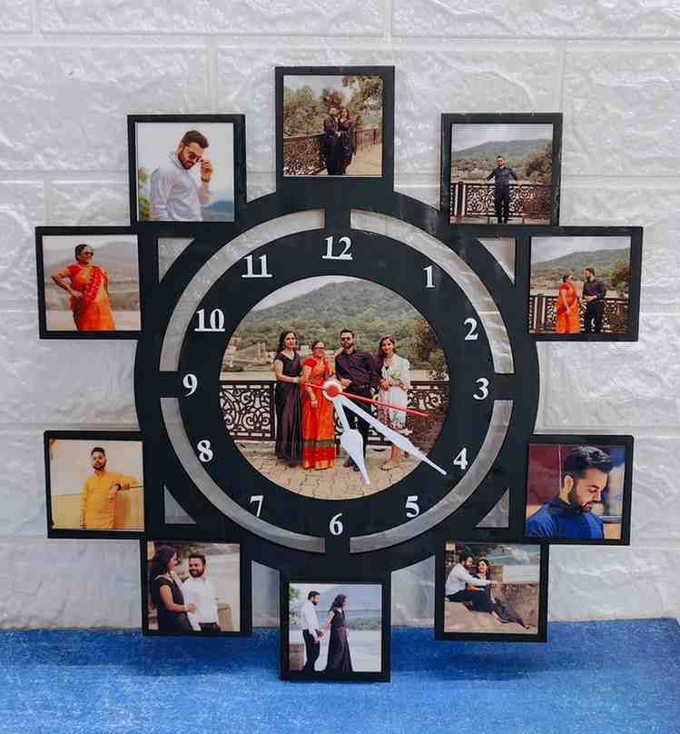 Personalized Wooden Clock For Gifting