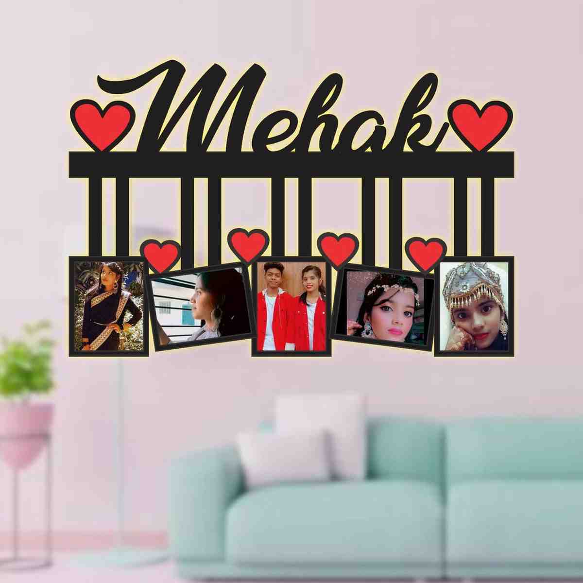 Personalized Mdf Name Frame