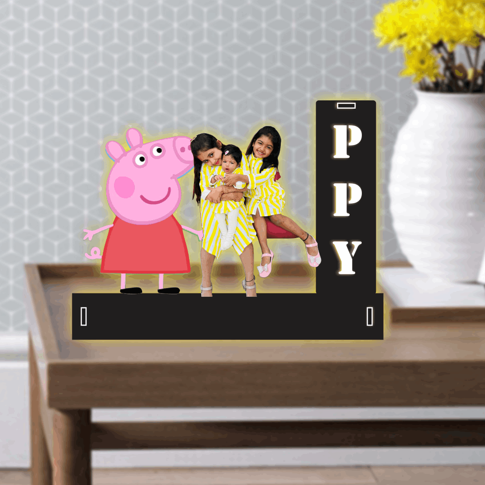 Customized Peppa Pig LED Frame