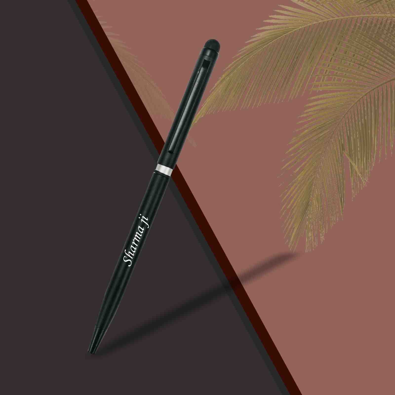 Personalized Black Stylus Pen