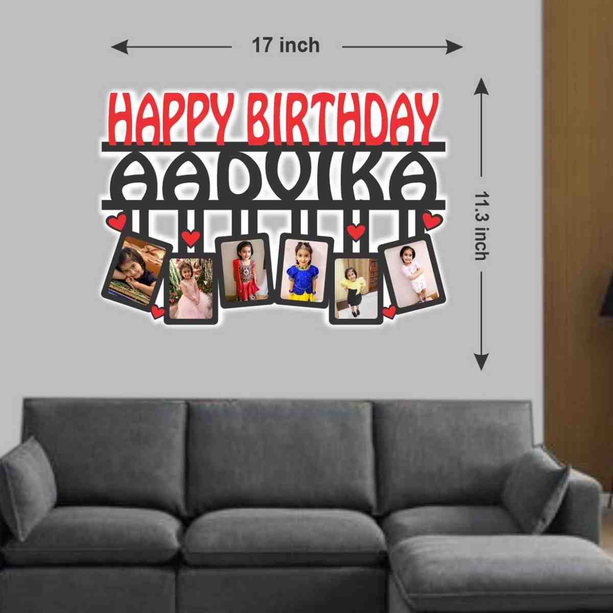 Happy Birthday Frame With Name