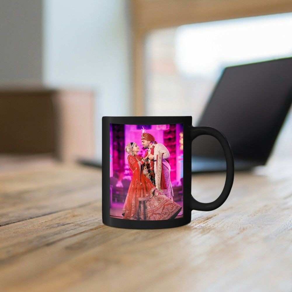 Personalized Black Patch Mug