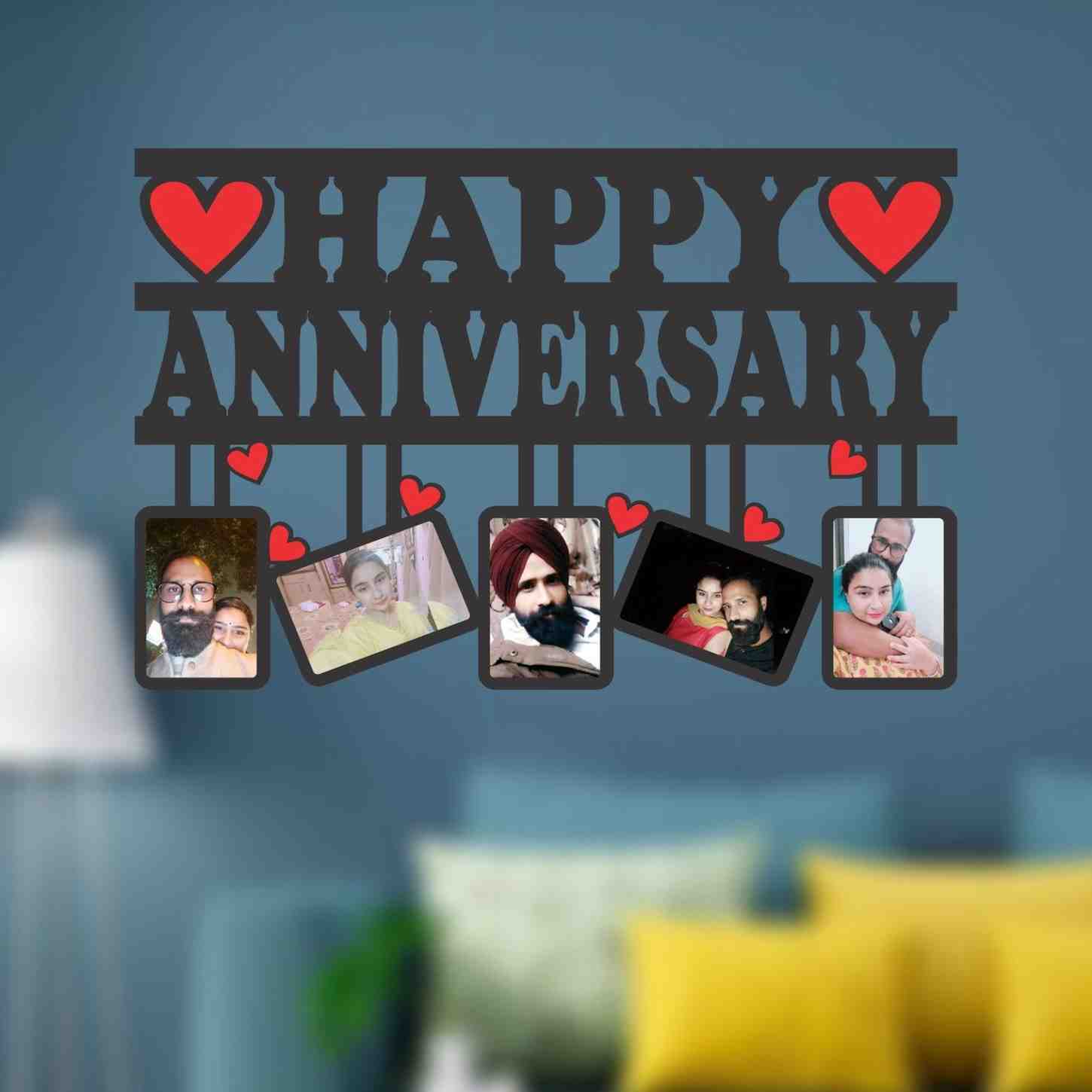 Happy Anniversary Photo Frame