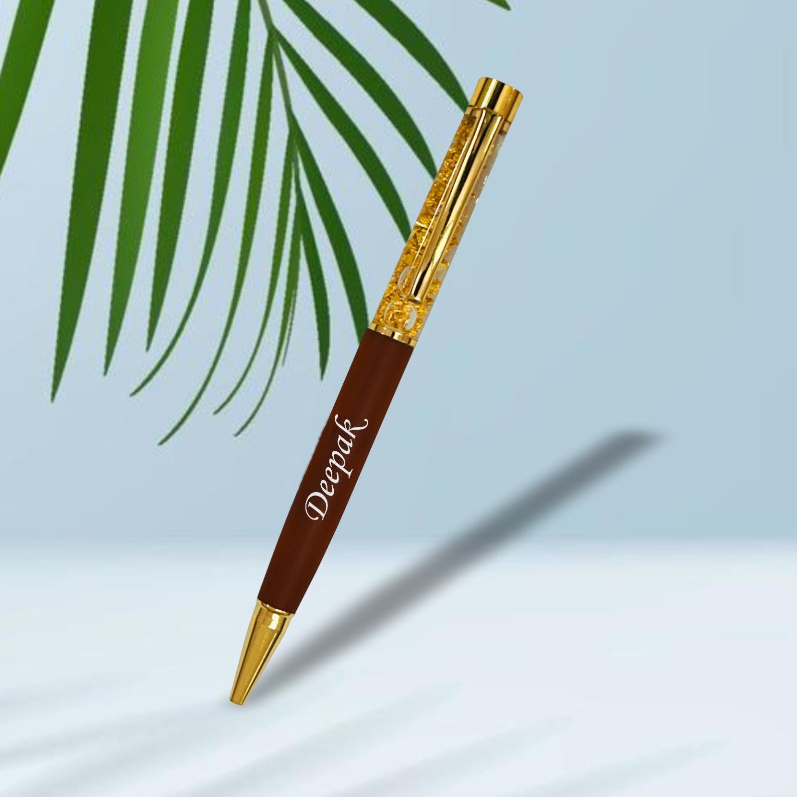 Personalized Gold Crystal Pen