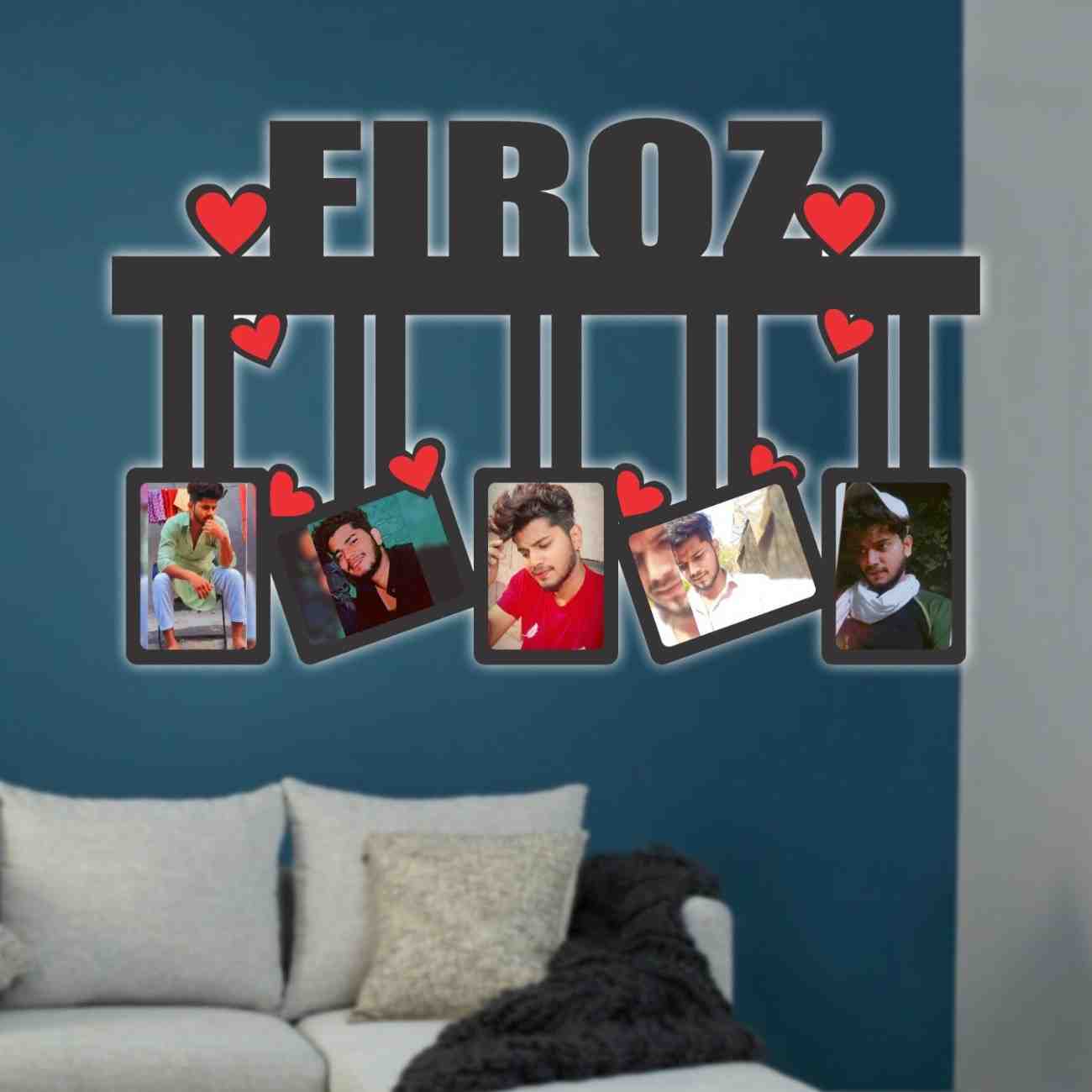 Customized Name Frame