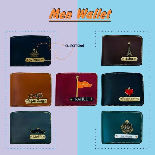 Personalised Faux Leather Name Wallet