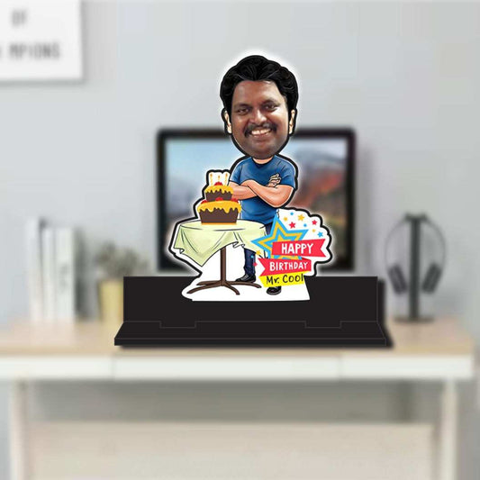 Personalized Caricature Table Top – Birthday Special