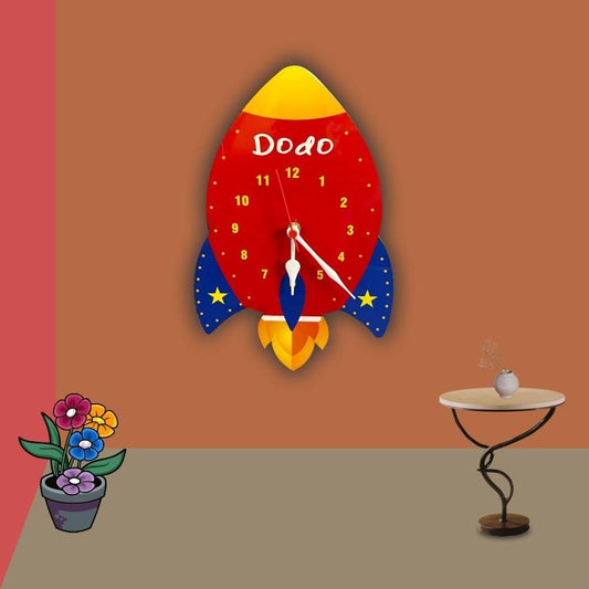 Rocket Name Wall Clock