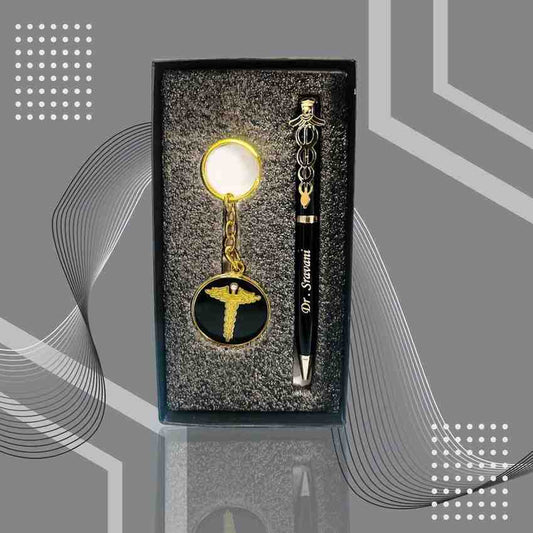 Doctor Pen & Keychain Gift Set