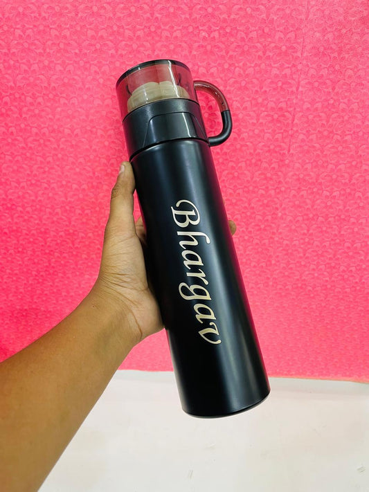 Personalised Vacuum Cup Name Bottle