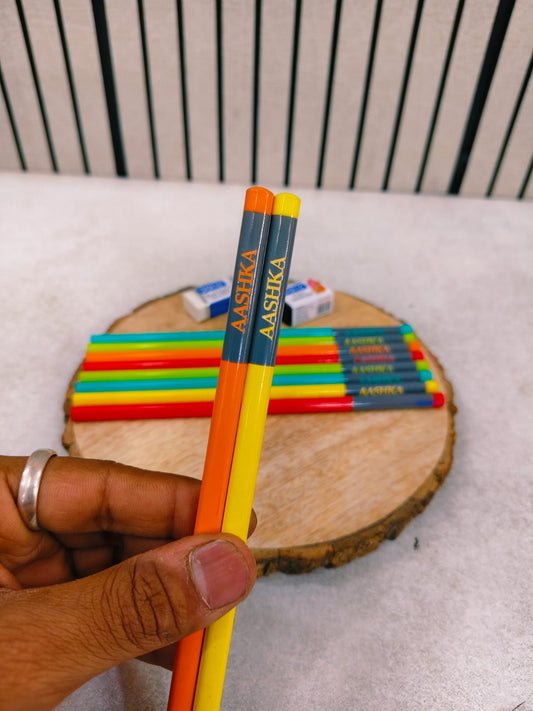 Personalised Name Pencils Set